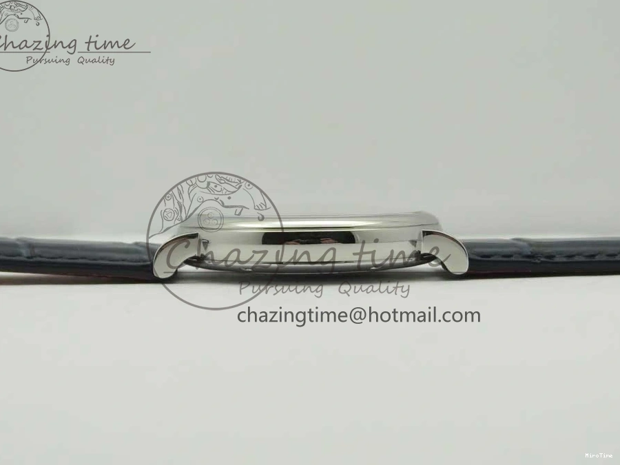 MIROTIME 0518 Portofino Automatic SS FKF 1:1 Best Edition Blue Dial on Blue Leather Strap A Cozy 7133